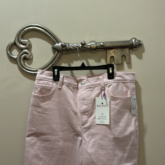 New Plus Size GLORIA VANDERBILT Amanda Pink Capri Jeans Sz 14 - Picture 2 of 6